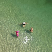 Swimming at Ski Alley near Stump Pass, Florida, Gulf Discovery LLC