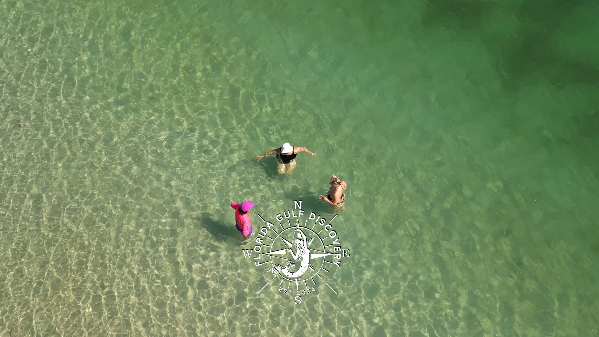 Swimming at Ski Alley near Stump Pass, Florida, Gulf Discovery LLC