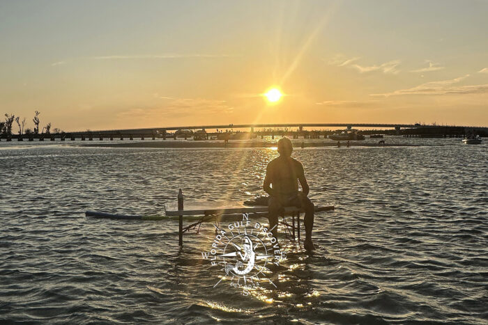 Boca Grande Sandbar and Pavel at Sunset before H2O 2025 FGD Boca Grande Sandbar and Pavel at Sunset before H2O 2025 FGD