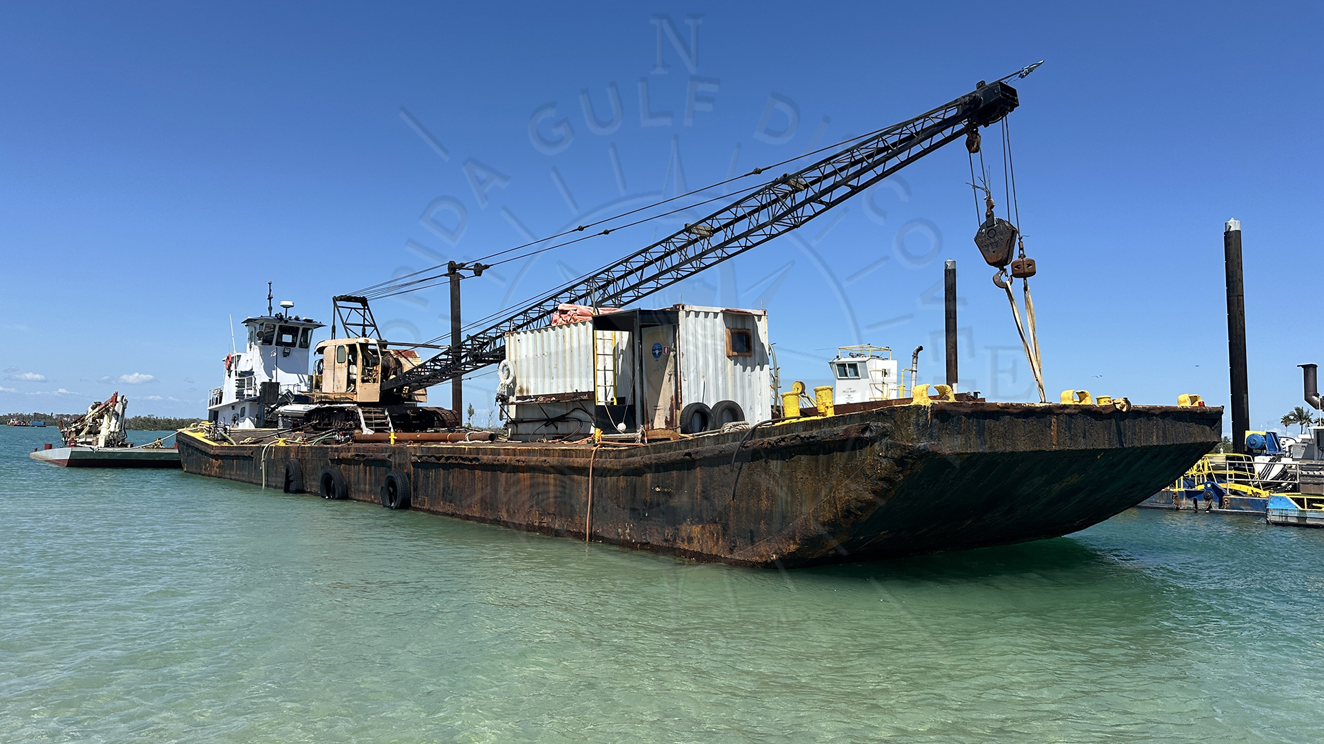 Preparing for Dredging the Stump Pass from a depth of approximately 3 feet to 12 feet, after Milton Hurricane, Florida Gulf Discovery LLC