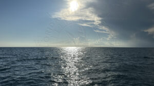 Sunset over the Gulf of America, 30 miles offshore, Florida Gulf Discovery LLC