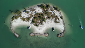 Snake Island, Drone View, Florida Gulf Discovery LLC
