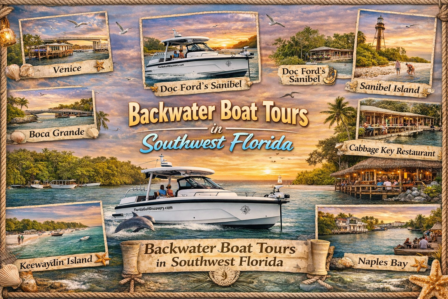 Backwater Boat Tours in Southwest Florida with Florida Gulf Discovery LLC