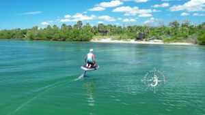 Cayo Costa, E- foil, with Florida Gulf Discovery LLC