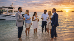 Corporate Boat Charters Southwest, Sandbar, Florida, Florida Gulf Discovery LLC