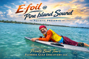 E-foil at Pine Island Sound Aquatic Preserve with Florida Gulf Discovery LLC