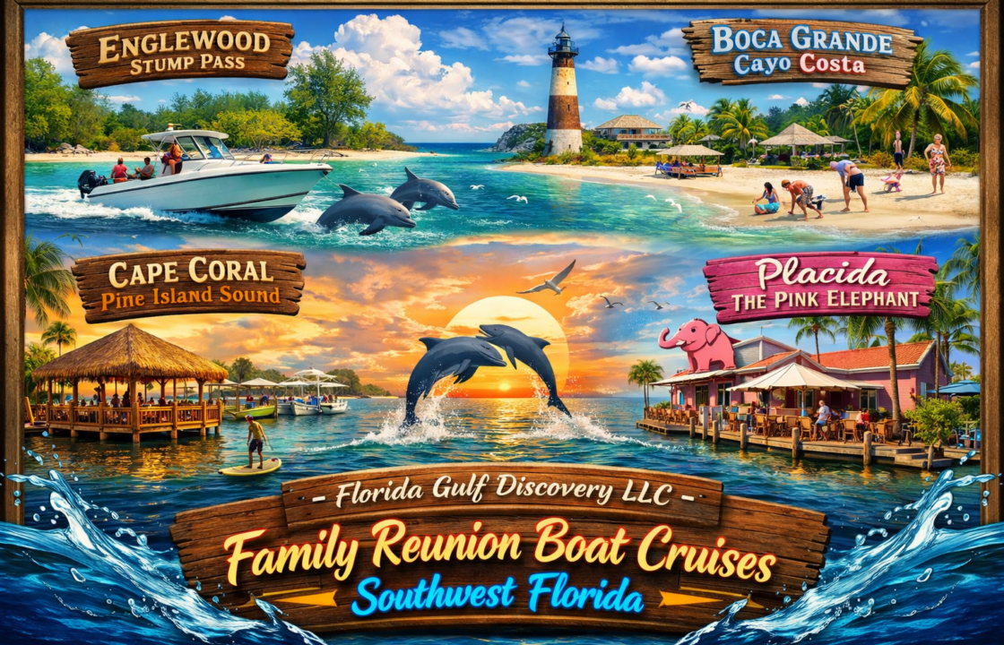 Family Reunion Boat Cruises Southwest Florida with Florida Gulf Discovery LLC