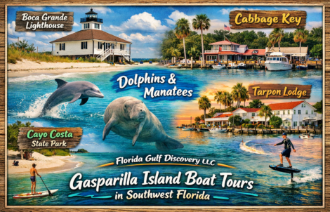 Gasparilla Island Boat Tours in Southwest Florida with Florida Gulf Discovery LLC