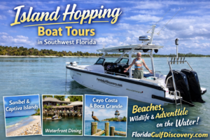 Island Hopping Boat Tours in Southwest Florida, Ski Ally with Florida Gulf Discovery LLC