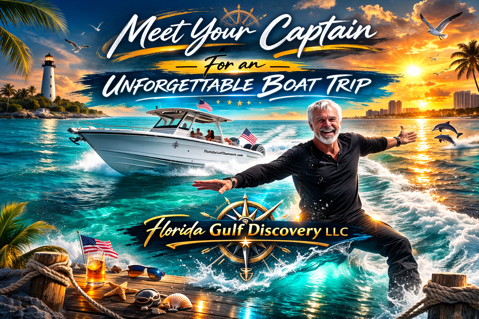 Meet Your Captain Pavel with Florida Gulf Discovery LLC