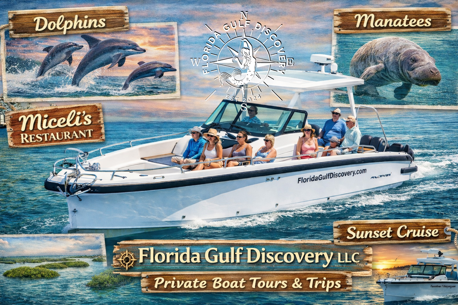Private Boat Cruise in Matlacha Pass, with Florida Gulf Discovery LLC