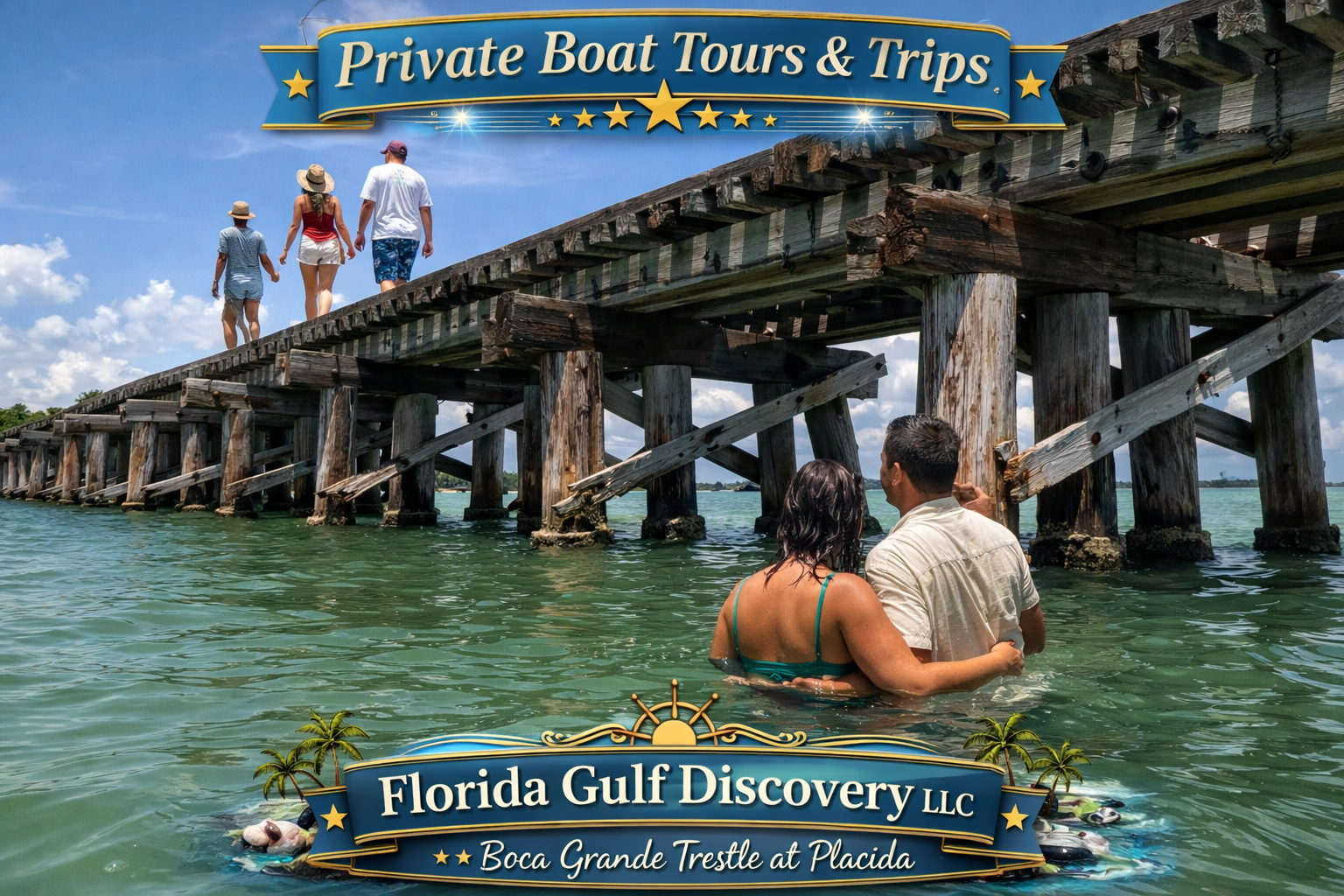 Private Boat Tours; Placida, Trestle, Florida Gulf Discovery LLC