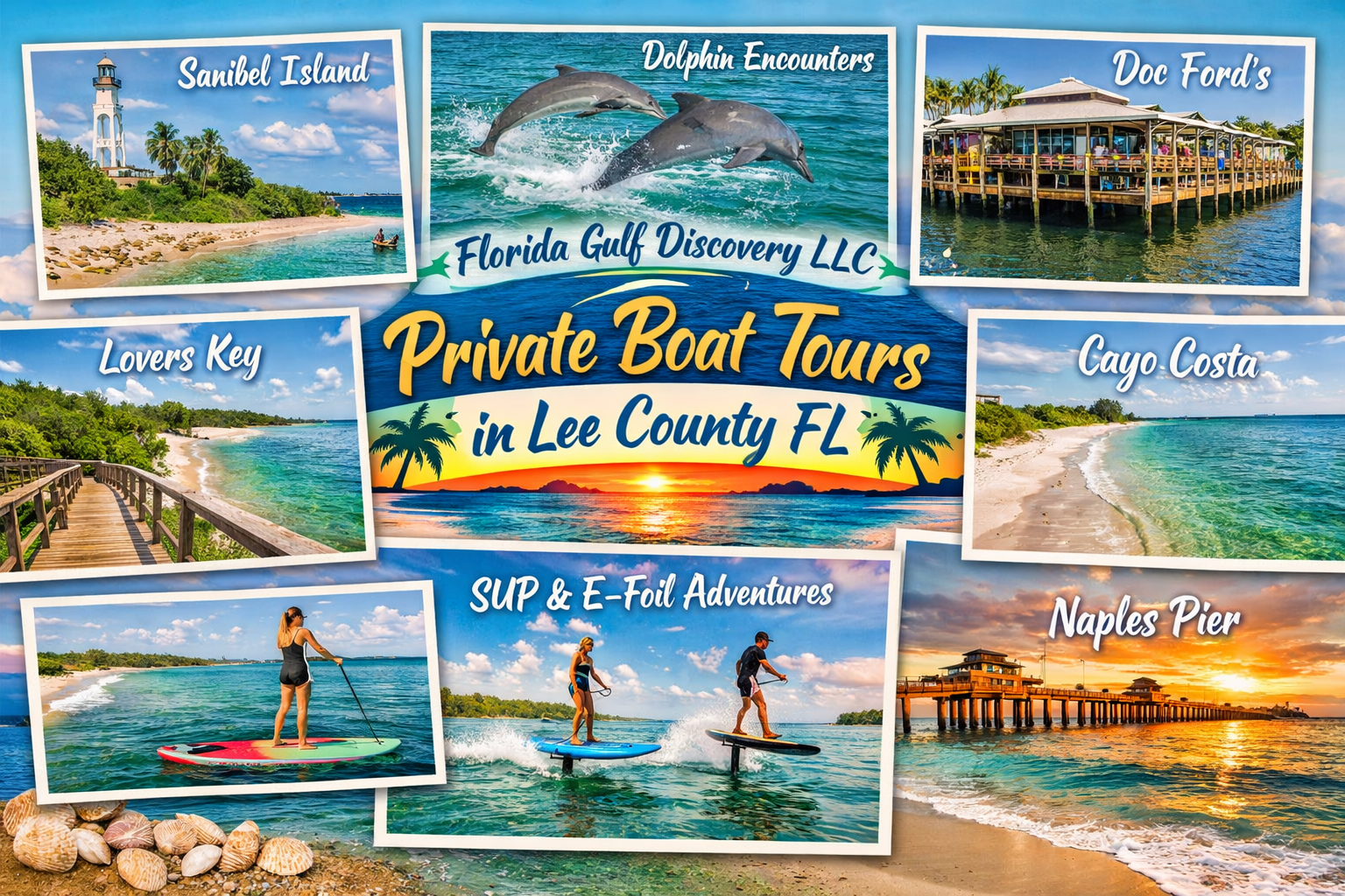 Private Boat Tours in Lee County FL with Florida Gulf Discovery LLC