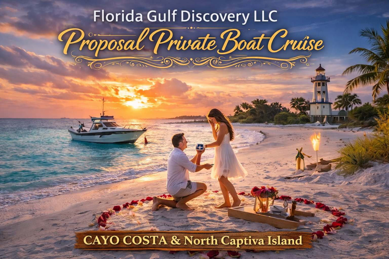 Proposal Boat Tours, Cayo Costa & North Captiva Island with Florida Gulf Discovery LLC