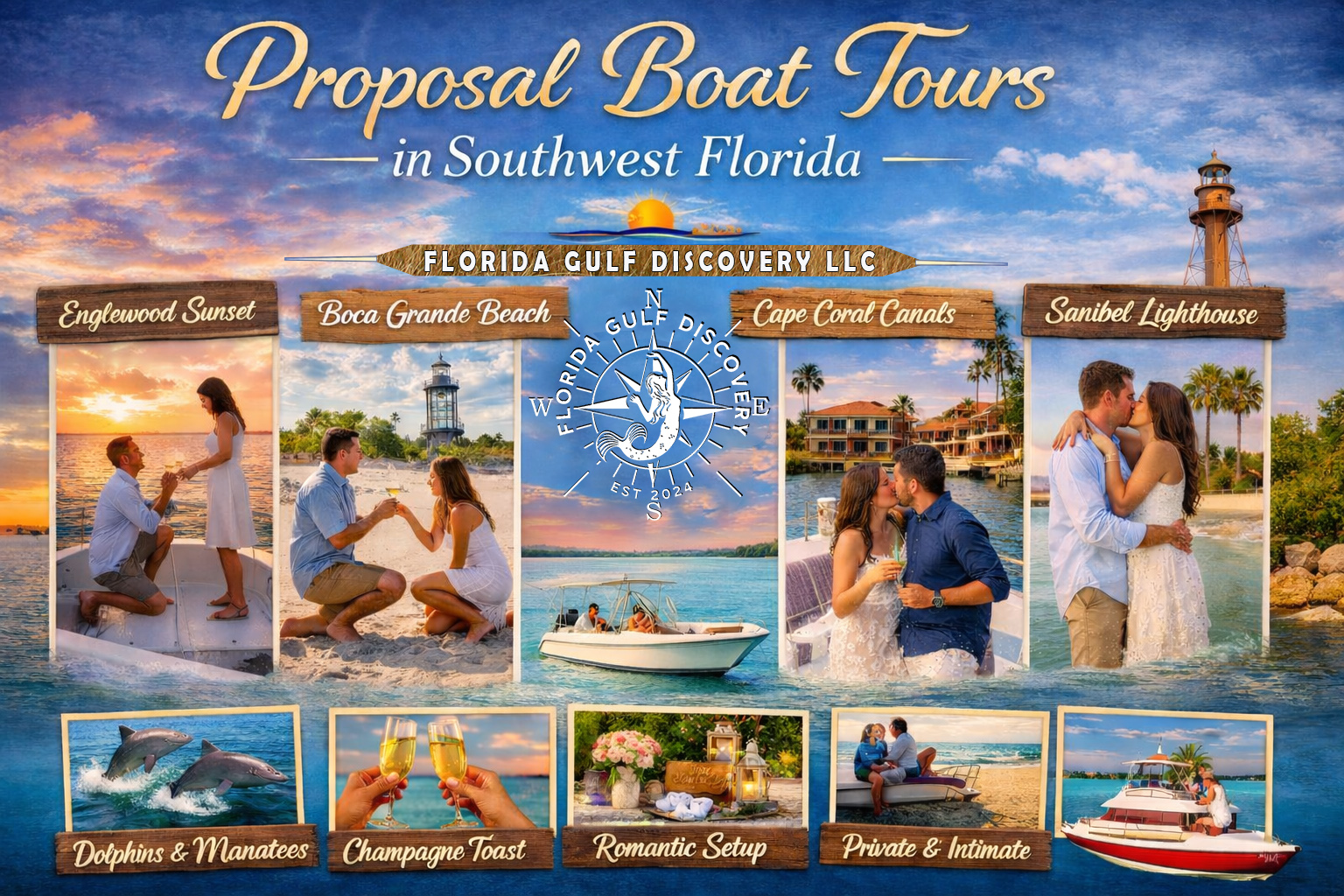 Proposal Private Boat Tours in Southwest Florida with Florida Gulf Discovery LLC