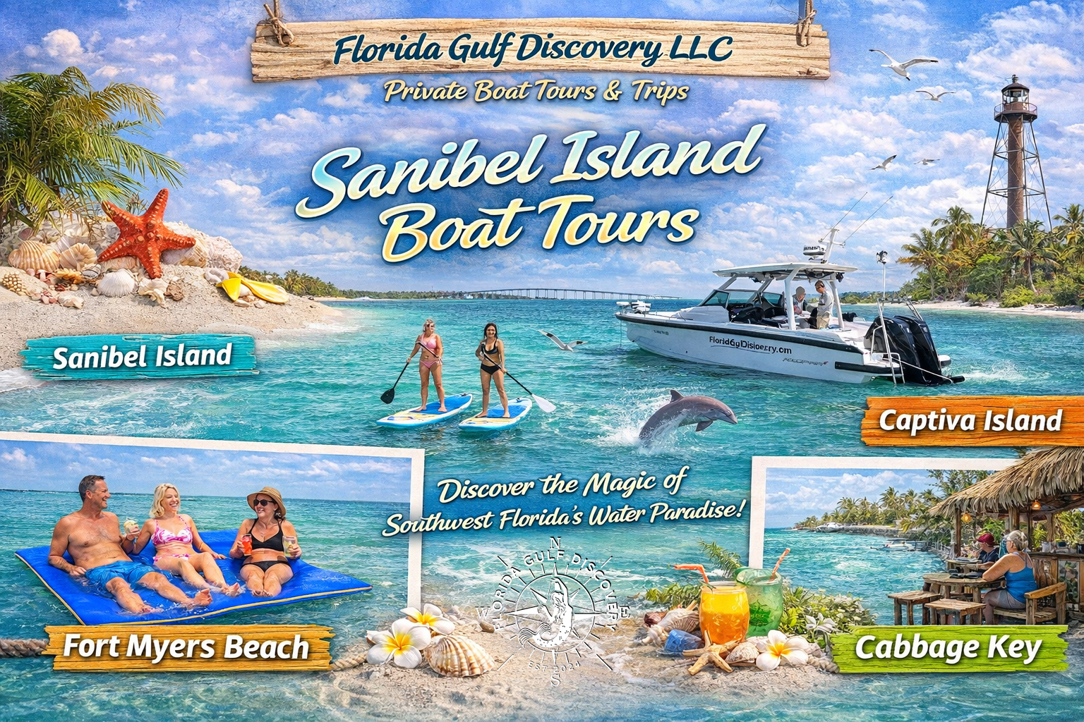 Sanibel Island Boat Tours with Florida Gulf Discovery LLC