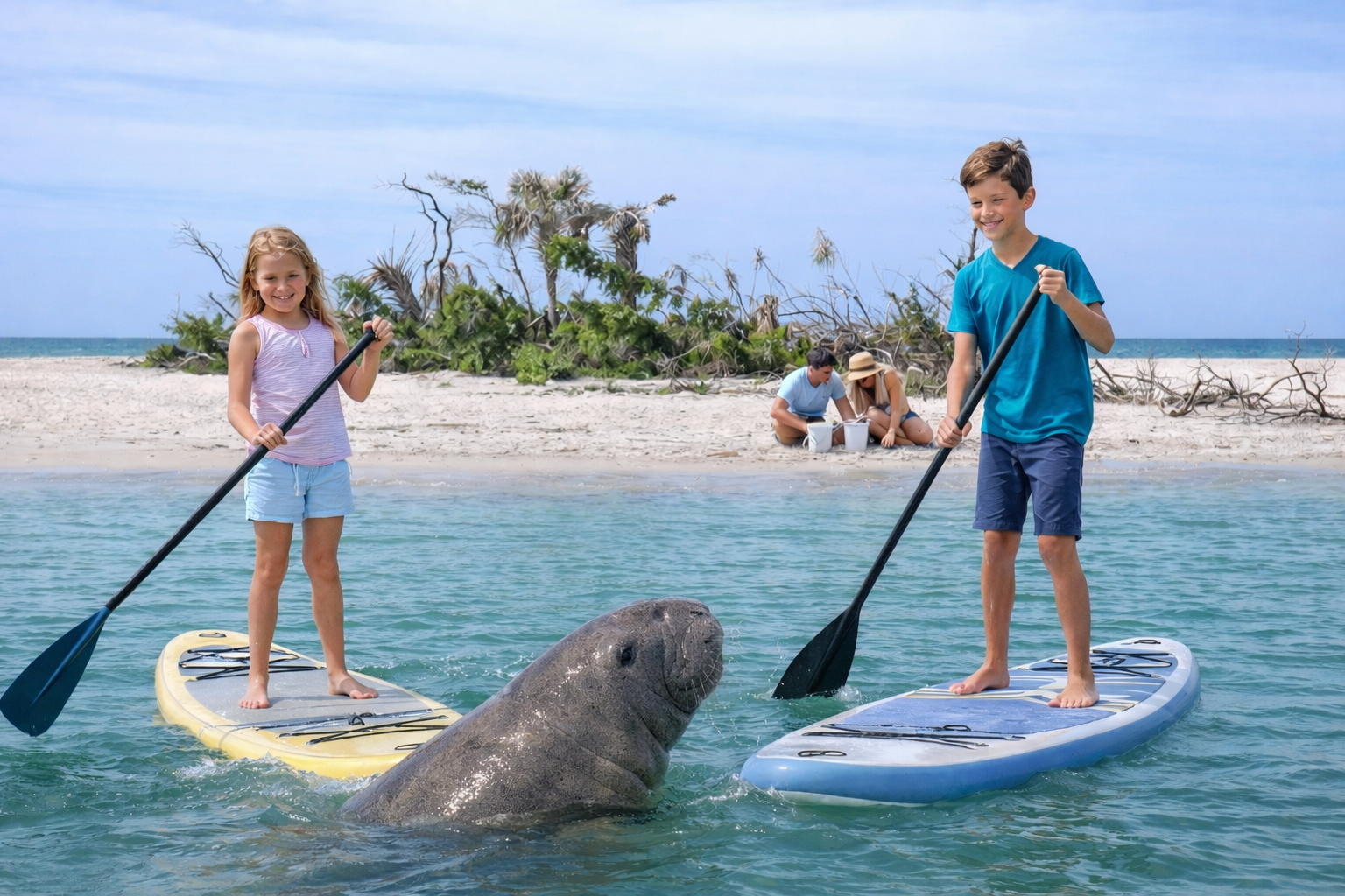Shelling Boat Tours in Southwest Florida, Manatee with Florida Gulf Discovery LLC