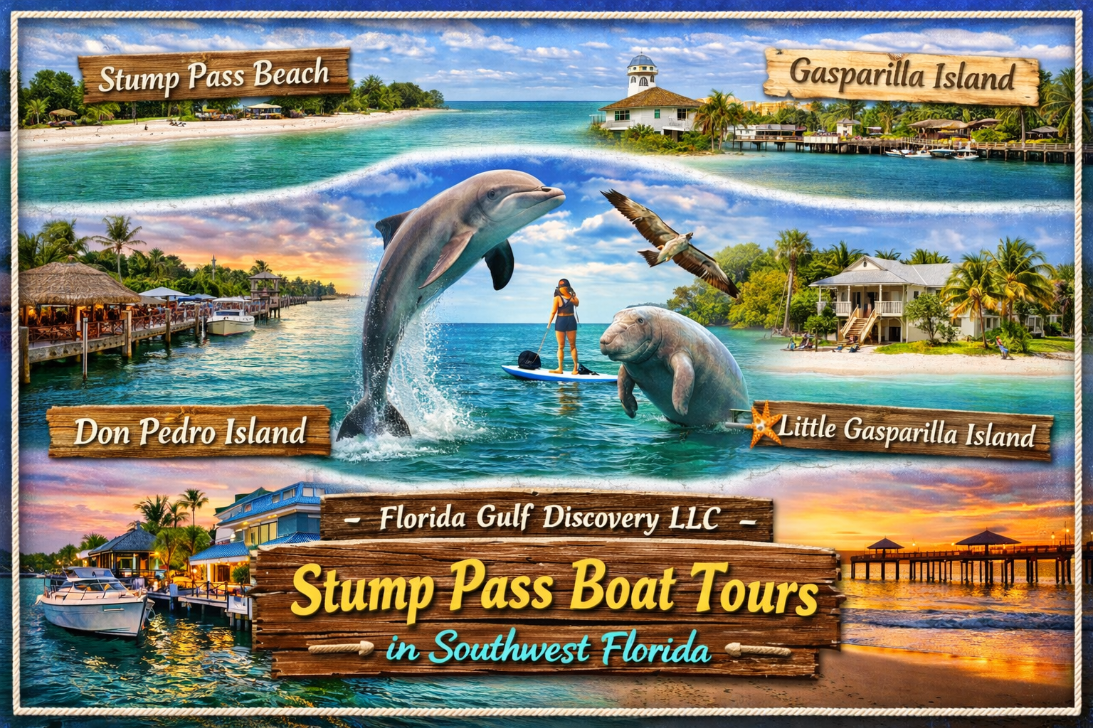 Stump Pass Boat Tours in Southwest Florida with Florida Gulf Discovery LLC