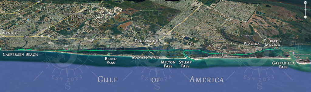 6-8 Hours Trip Englewood - Caspersen Beach 39 mi