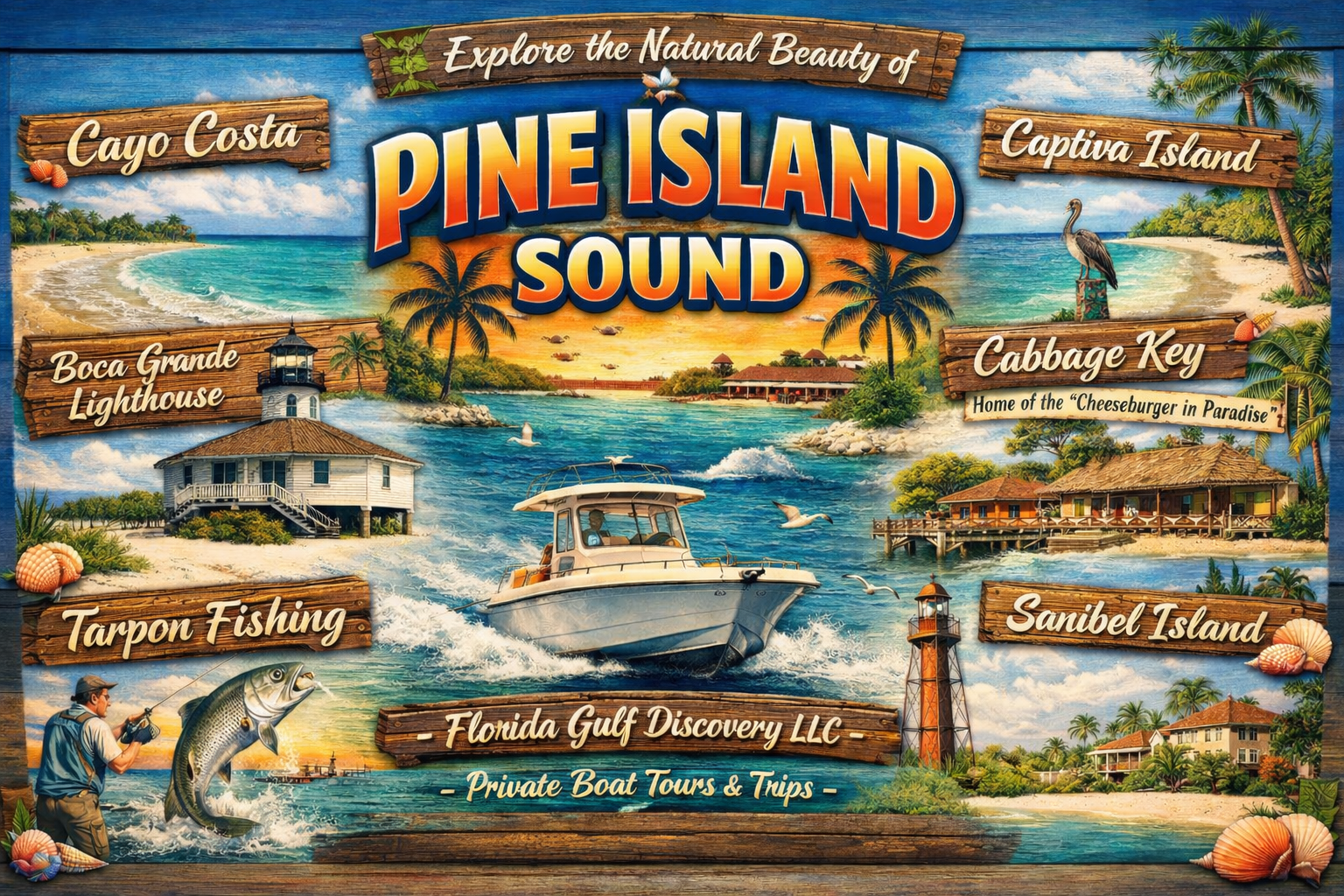 Beauty of Pine Island Sound Boat Tours with Florida Gulf Discovery LLC
