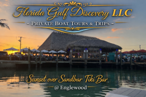 Family Reunion Boat Cruise Sunset over Sandbar Tiki Bar with Florida Gulf Discovery LLC