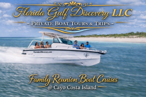 Family Reunion Boat Cruises at Cayo Costa Island with Florida Gulf Discovery LLC