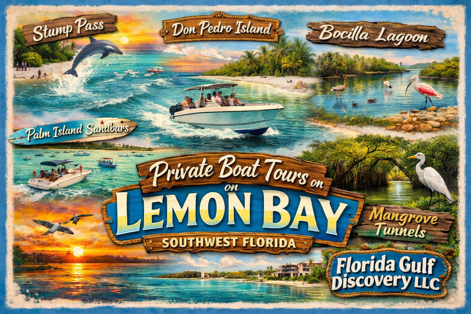 Lemon Bay Private Boat Tours with Florida Gulf Discovery LLC