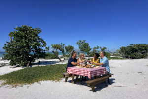 Picnic at Uninhabited Island, Florida Gulf Discovery LLC