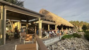 Stump Pass Lighthouse Tiki Bar with Florida Gulf Discovery LLC
