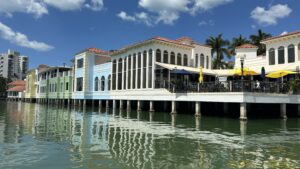 Luxury waterfront mansion Port Royal Naples with Florida Gulf Discovery