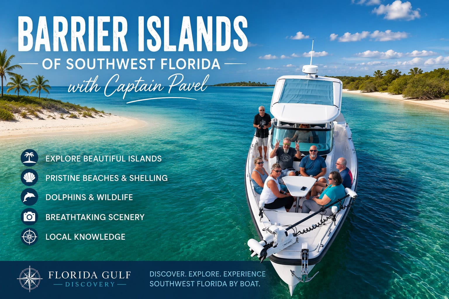 Southwest Florida barrier islands with Captain Pavel and Florida Gulf Discovery