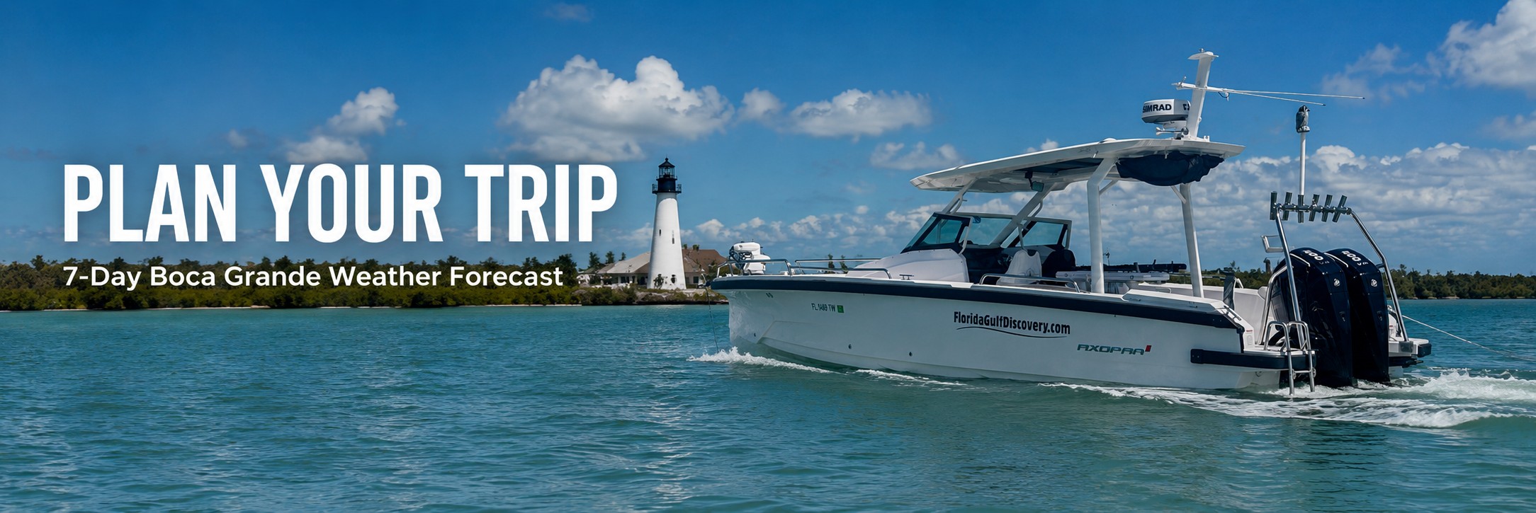7-Day Boca Grande Weather Forecast for Southwest Florida boat tours by Florida Gulf Discovery