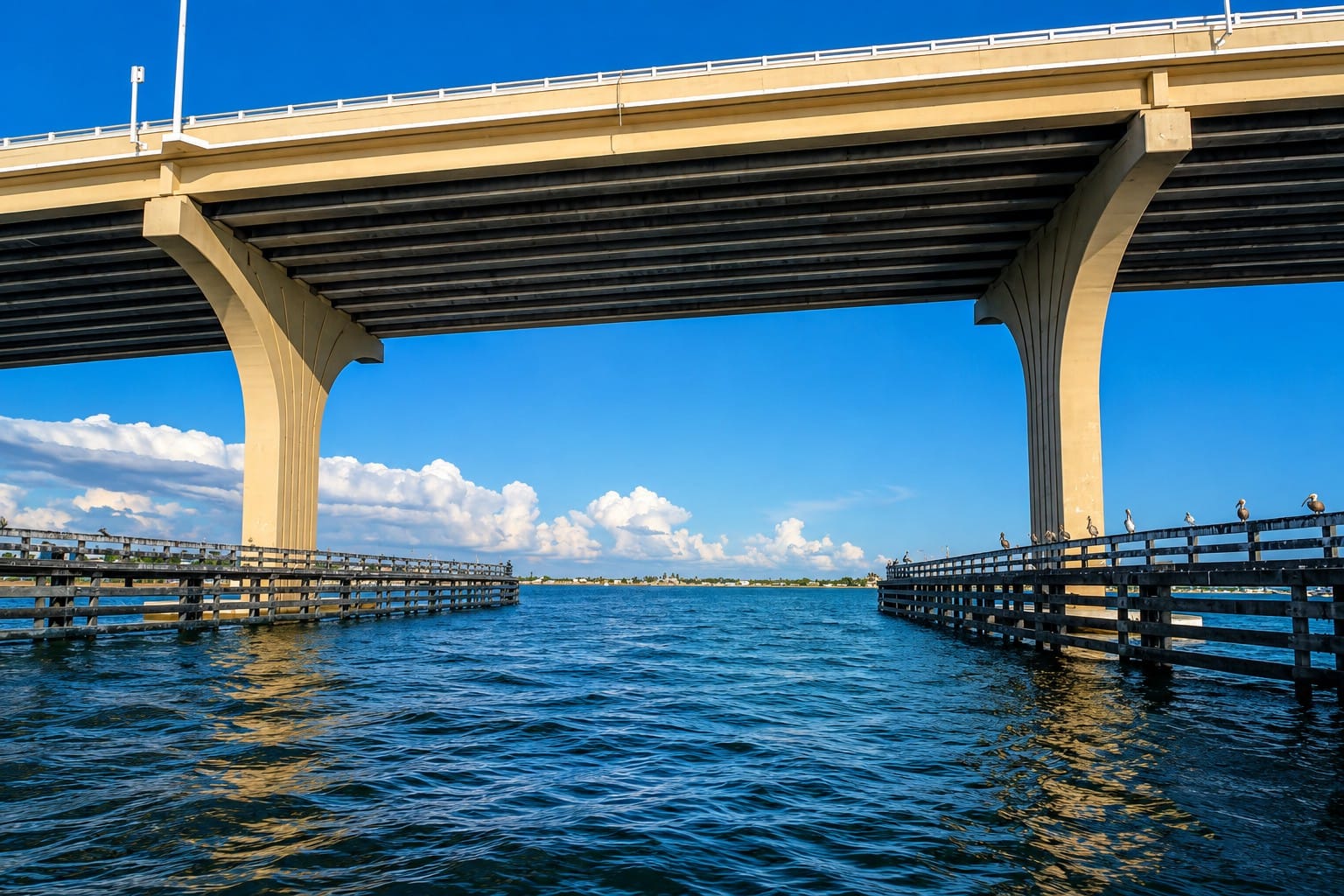 Boca Grande Causeway and Gasparilla Sound near Placida Florida