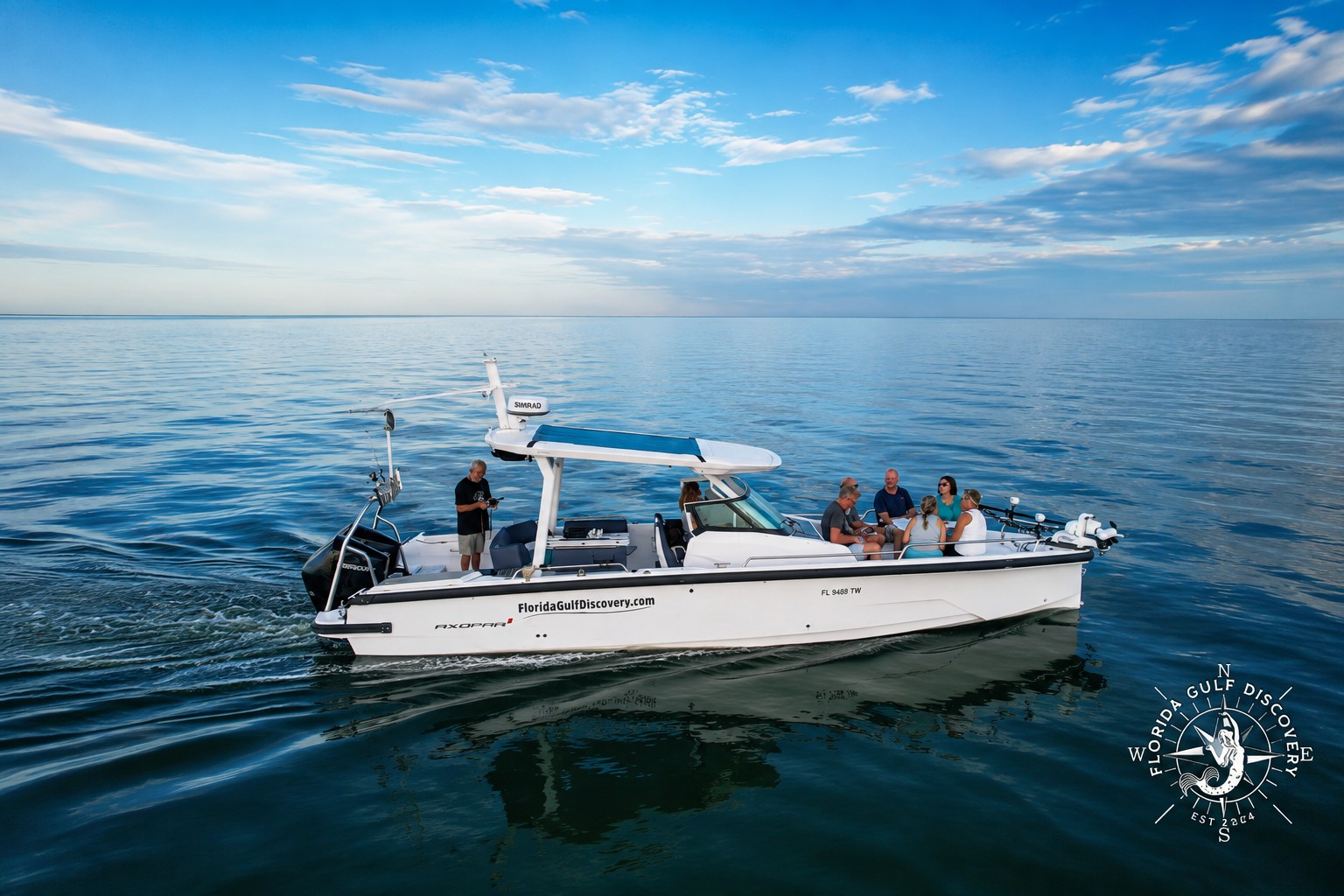 Private boat trip to Cabbage Key with Florida Gulf Discovery in Pine Island Sound, Southwest Florida