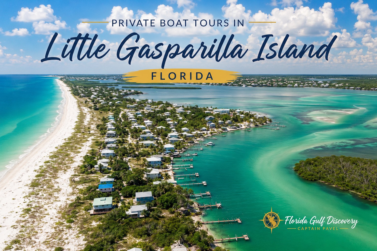 Private boat tours to Little Gasparilla Island Florida